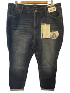 D.Jeans women's denim capri jeans pants blue size 20W - Picture 1 of 10