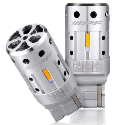 NEW M's Basic by IPF LED Turn Signal Bulb T20 Amber 1300lm Resistor-Free - Image 1 of 4