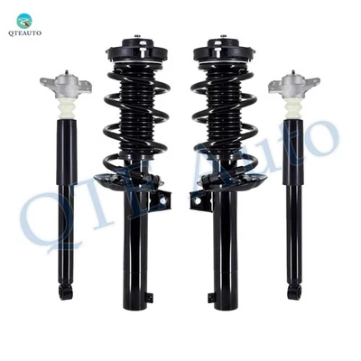 Juego de 4 Amortiguadores Delanteros Rápidos Completos Puntal Trasero Para Volkswagen CC 2009-2017 Foto 1 de 4