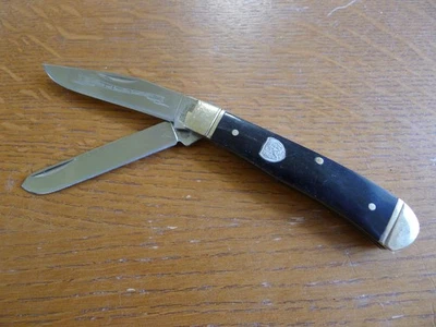 Frost Family Horn Folding Pocket Knife 2-Blade - Image 1 of 4