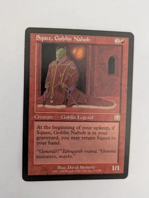 Squee, Goblin Nabob Mercadian Masques MTG Exc Free Shipping with tracking - Image 1 of 2