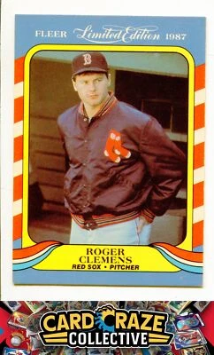 1987 Fleer Limited Edition #9 Roger Clemens - Image 1 of 2