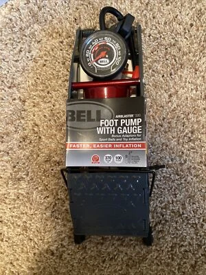🔥Bell Air Pump Airblaster 500 Bomba de pie de alto volumen Bicicletas Neumáticos de bicicleta Foto 1 de 2