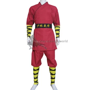 Shaolin Monk Robe Kung fu Tai chi Uniform Wing Chun Wushu Martial arts Suit - Picture 1 of 16