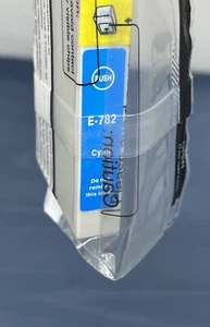Cartouche d'encre cyan pour imprimante E-782 neuve, jamais ouverte - Photo 1/9