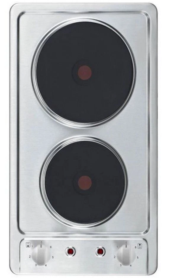 PKM Doppelkochfeld KF-GE-2F - autark, Doppelkochplatte, Edelstahl, 2 Kochfelder