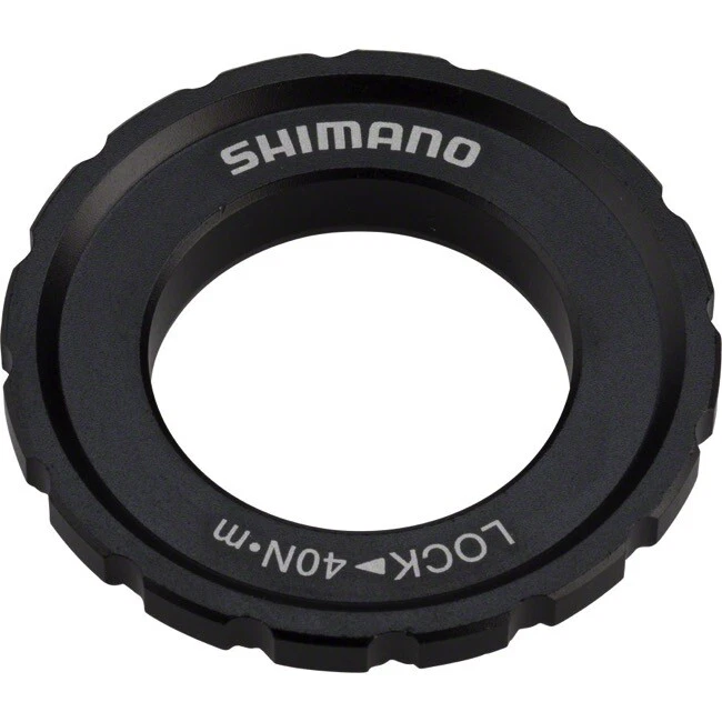 SHIMANO XT M8010 Outer Serration Centerlock Disc Rotor Lockring for use with 12/ - Image 1 of 1