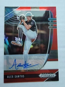 Alex Santos 2020 Panini Prizm Draft Picks Red Refractor Baseball Card 49/50 - Picture 1 of 10