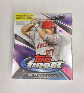 2021 TOPPS FINEST BASEBALL SEALED HOBBY 2 MINI - BOXES - - Picture 1 of 4