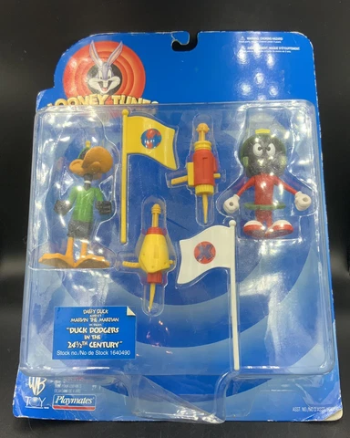 Looney Tunes Duck Dodgers And Marvin The Martian Action Figures By Playmates Cover
