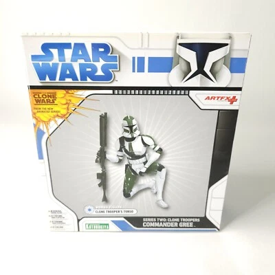 Star Wars Kotobukiya ArtFx Clone Wars Commander Gree Clone Trooper 2009 Nuevo Foto 1 de 4