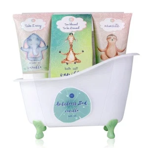 - Anti-Stress Bade- & Duschset mit Vanilleduft - Geschenk Set zur Entspannung... - Bild 1 von 6