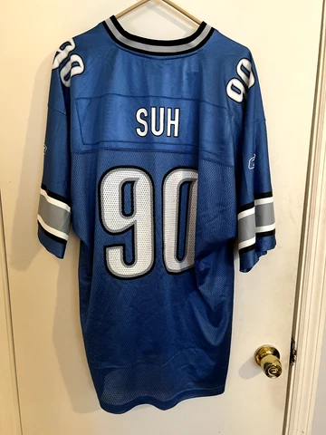 Ndamukong Suh Detroit Lions Jersey Size XL Cover