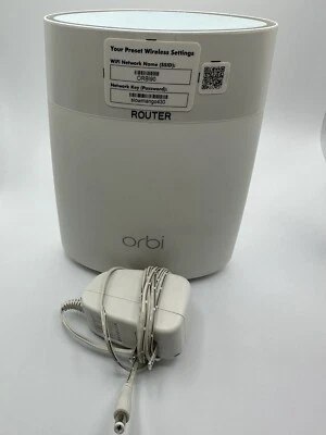 Netgear Orbi RBR40 Router AC2200 Tri-band WiFi Network With Power Cord, Tested - Image 1 of 2