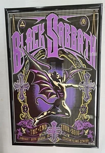 Black Sabbath, 2016 Omaha FRAMED Concert Poster - Picture 1 of 2