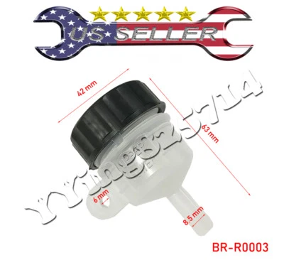 Rear Brake Master Cylinder Reservoir Oil Cup for Yamaha FJ600 FJ1100 FJ1200 - Image 1 of 2