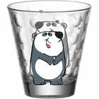 Leonardo Kinderbecher Bambini Optic Panda, Trinkbecher, Glas, Bunt, 215 ml
