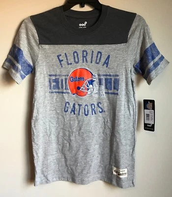New Collegiate YOUTH T-shirt Boy's Tee Shirt NCAA College Football Gray Tees - Image 1 of 2