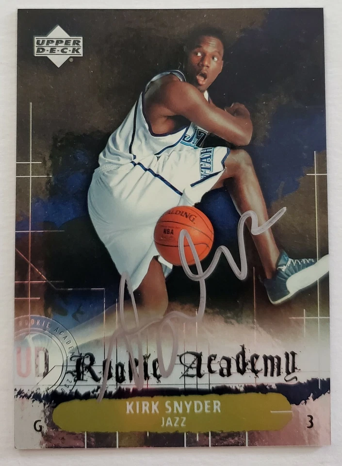 Kirk Snyder Signed 2004 Upper Deck #RA7 Card Utah Jazz NBA RAD - Image 1 of 1