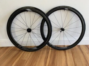 Giant SLR 1 Carbon wheelset 30mm 42mm Rim Brake NEW GP 5000 S TR 25mm Tubeless - Picture 1 of 19
