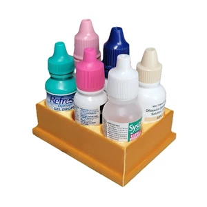 Znet3D Eye Drop Bottles Organizer & Storage – 6-Slot Holder - Picture 1 of 14