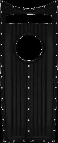 Panel de inserción de tablero personalizado Covington negro con hoyuelos Harley Road King Classic 08-20 Foto 1 de 3