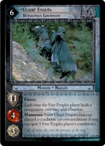 LOTR TCG Rise of Saruman ENQUEA DOPPIO TENENTE 17r140 GEMMA punta in perfette condizioni - Foto 1 di 1