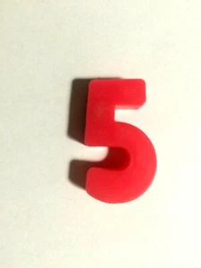 Vintage Fisher Price  Magnetic Number 5 School House Desk Replacement - Picture 1 of 1