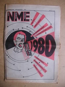 NME. 5 January, 1979. Electronic Music, The Fall, Status Quo, Simple Minds etc - Picture 1 of 11