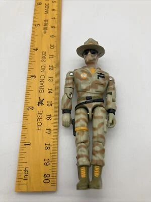 1986 Lanard The Corps Jones 3,75” boneco de ação vintage camuflagem deserto b1 - Imagem 1 de 4