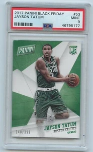 2017 Panini Black Friday #53 Jayson Tatum #/399 Rookie PSA 9 MINT Boston Celtics - Picture 1 of 2