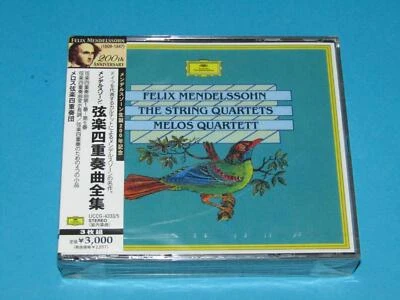 Melos Quartett / Mendelssohn: The String Quartets - Sealed Japan 3 CD-Set OVP - Bild 1 von 4
