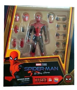 Medicom MAFEX SPIDER-MAN No Way Home Upgraded Suit No. 194 US SELLER In Stock - Picture 1 of 6