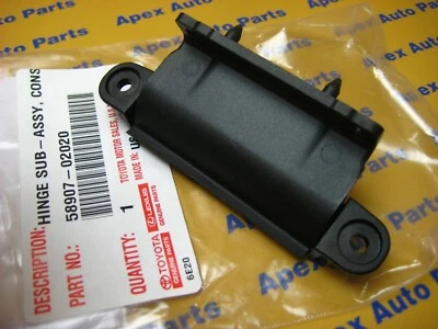 Cierre de tapa de consola central Toyota Corolla Matrix genuino OEM nuevo 2003-2008 Foto 1 de 4