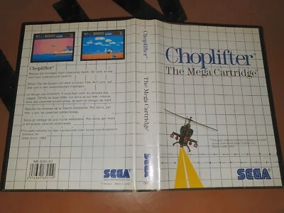 ## Sega Master System - Choplifter (Eu Release) - Top / Ms Game ## - Image 1 of 2