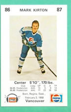 (1) MARK KIRTON 1986-87 AHL FEDERICTON EXPRESS  NM+ CARD  (G2862)