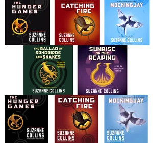 The Hunger Games Saga Suzanne Collins Unabridged 8 Audiobook MP3 USB Collection - Picture 1 of 2