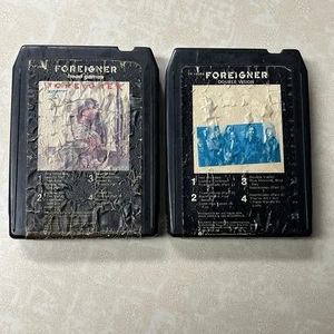 Foreigner (2) 8-tracks Double Vision and Head Games Untested - Picture 1 of 3