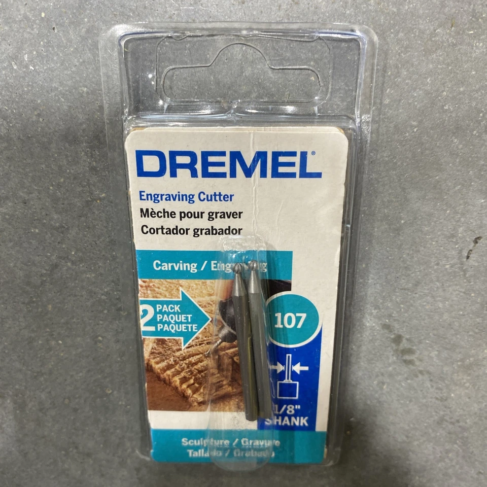 Dremel Rotary Soft Material Engraving Cutter 107 5pk