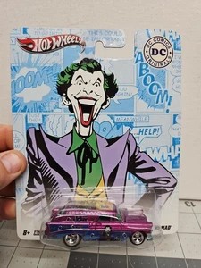 2011 Hot Wheels DC Comics The Joker 1956 Chevy Nomad diecast Batman  - Picture 1 of 7