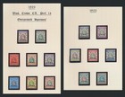 HONG KONG STAMPS 1903 KEVII SPECIMEN SET WMK CROWN CA SG #62s/76s MINT OG H, VF