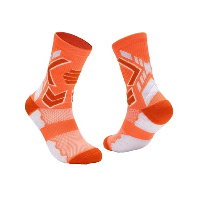 1/3 Pairs Athletic Cushioned Crew Socks, Athletic Running Socks Wicking One-size - Image 1 of 4