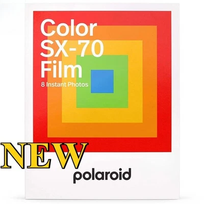 NEW Polaroid SX - 70 Color Film - New Sealed 8 Photos for All SX - 70 Cameras - Image 1 of 2