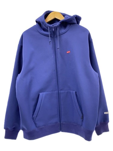 Felpa con cappuccio Supreme Sparse Applique L poliestere BLU