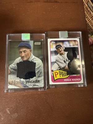 custom hand made relic Honus Wagner (2017 Stadium: 2023 Topps Archive) - Image 1 of 4