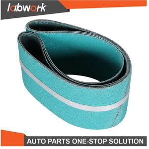 Labwork Metal Grinding Zirconia Sanding Belts 3 Pack 4" X 36" 40, 80, 120 Grits - Picture 1 of 15