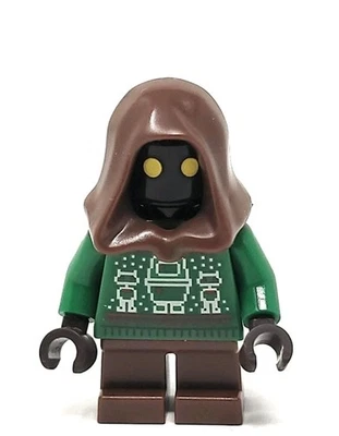 Lego 75418 Star Wars Jawa Minifigura Verde Navidad Suéter Calendario de Adviento Foto 1 de 2
