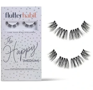 Flutter Habit The Happy (Medium) Mink Eyelashes 6 Pairs Ultra-Light Flutterhabit - Picture 1 of 2