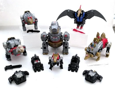 Transformers Power of the Primes Dinobot Volcanicus Combiner Set Grimlock Swoop - Image 1 of 4