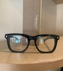 ENTOURAGE OF 7 EVANDER 01-01. Schwarz & Gold. Eckige Brille 53 mm. - Bild 1 von 8